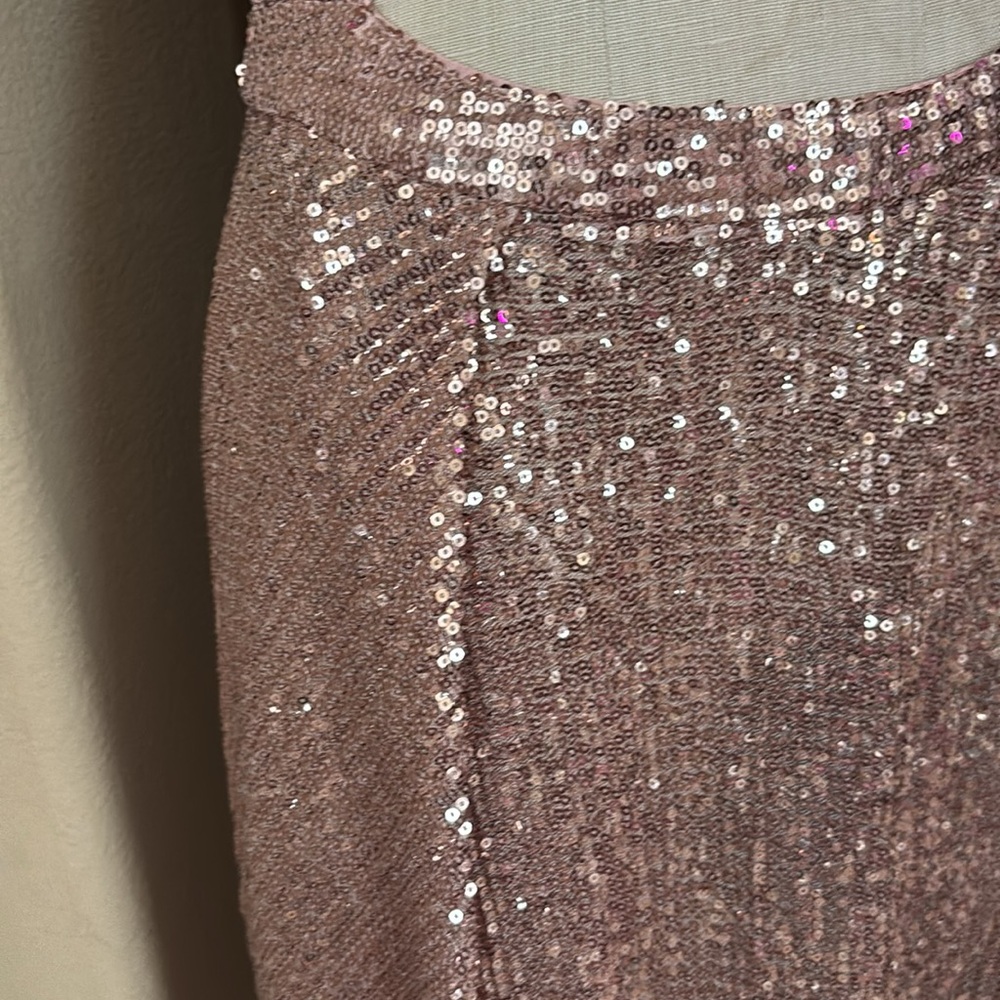 ABYSS by Abby Sequin Cut Out Dress w/double front slits -Never worn - Picture 6 of 13